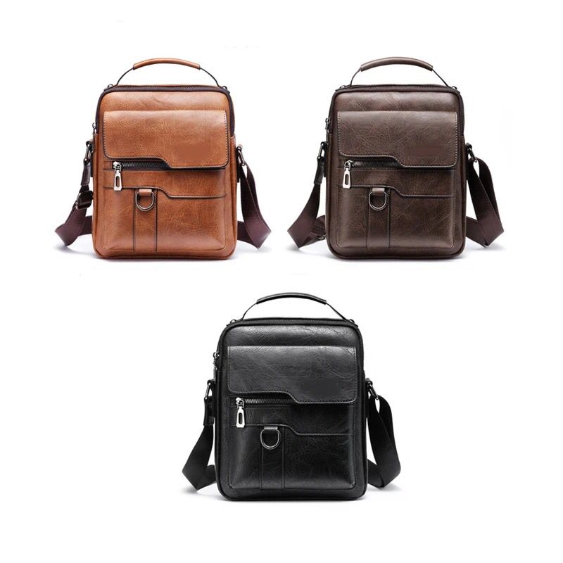 Leather Men`s Fashion Bag Water Proof | Business Suit Bag