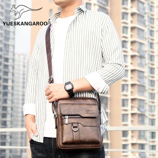 Leather Men`s Fashion Bag Water Proof | Business Suit Bag