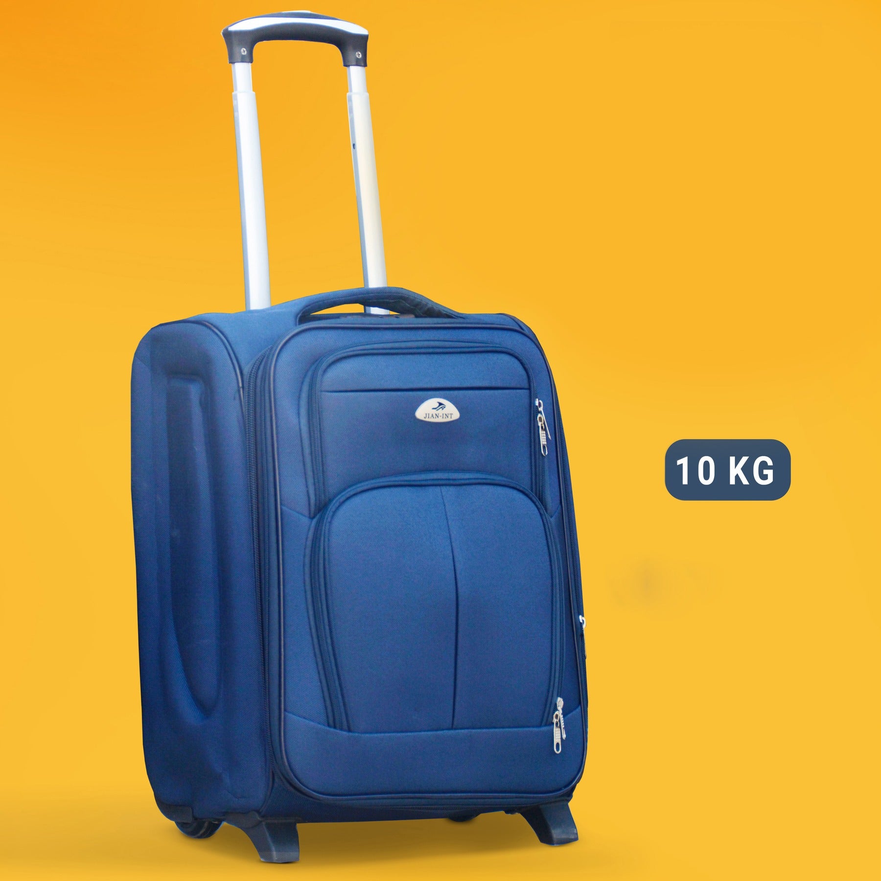 Travel Luggage Sale | 10 Kg 2 Wheel Lightweight Soft Material Trolley –  Zaappy.com